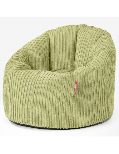 Pouf Chaise Design - Côtelé Vert Acide en ligne des produits 