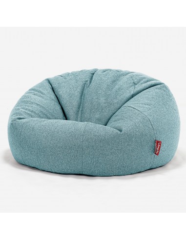 Pouf Canapé Classique - Interalli Laine Aqua Livraison rapide