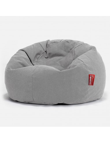 Pouf Poire Classique - Stonewashed Gris sur le site 