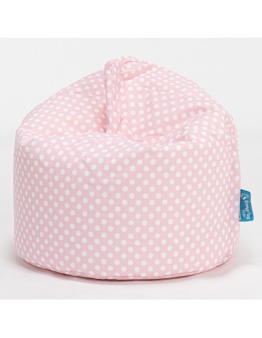 Pouf Enfant 2-6 ans - Imprimé Rose à Pois sur le site 