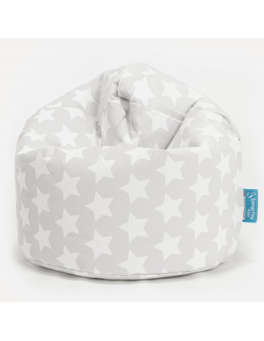 Pouf Enfant 2-6 ans - Imprimé Gris étoile ouvre sa boutique