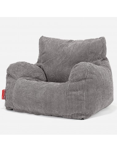 Joséphine Pouf Fauteuil Design - Pompon Anthracite l'évolution des habitudes 