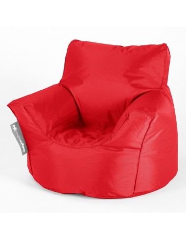 Fauteuil Pouf Bambin 1-3 ans - SmartCanvas™ Rouge solde