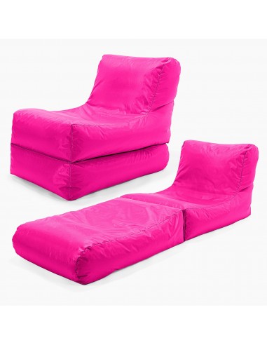 Pouf Bain de Soleil Convertible - SmartCanvas™ Rose Cerise hantent personnes