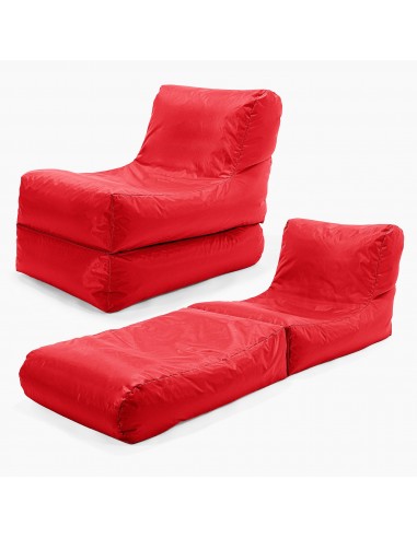 Pouf Bain de Soleil Convertible - SmartCanvas™ Rouge france