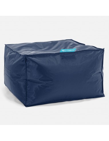 Gros Pouf Carré - SmartCanvas™ Bleu Marine rembourrage situé sous