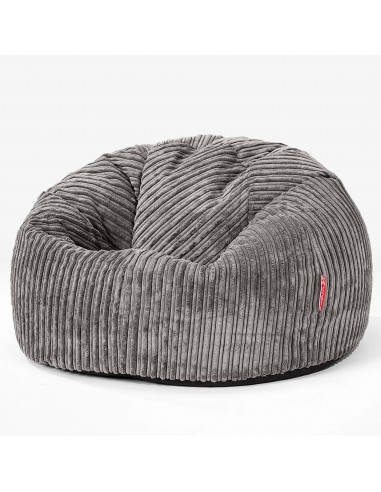 CloudSac 200 Pouf Géant Enfant à Mémoire de Forme 2-12 ans - Côtelé Anthracite Découvrez la collection