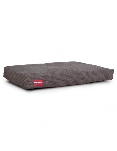 "Le Matelas Classique" Coussin Pour Chien, Orthopédique à Mémoire De Forme - Pompons Anthracite le des métaux précieux