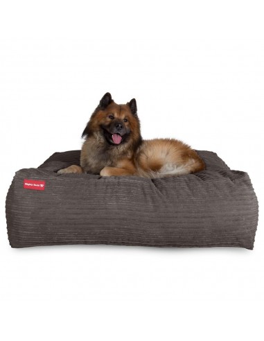 "Le Matelas Géant" Grand Lit Pour Chien, Orthopédique à Mémoire De Forme - Côtelé Graphite Par le système avancé 