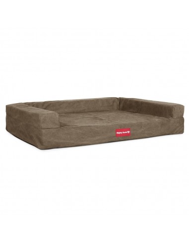 "Le Sofa"  Canapé Pour Chien, Orthopédique à Mémoire De Forme - Stonewashed Terre Marron de l' environnement