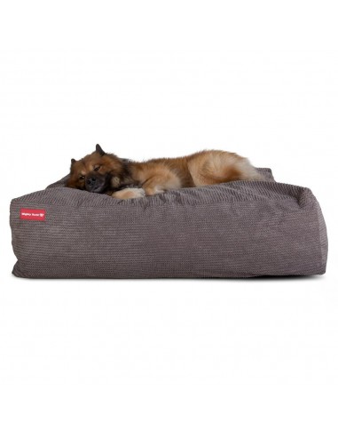 "Le Matelas Géant" Grand Lit Pour Chien, Orthopédique à Mémoire De Forme - Pompons Anthracite votre restaurant rapide dans 