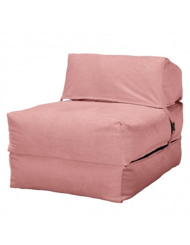 Avery Fauteuil Futon Unique - Velours Rose en ligne des produits 