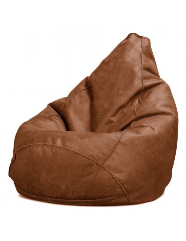 Pouf Poire Gamer - Cuir Vintage Camel store