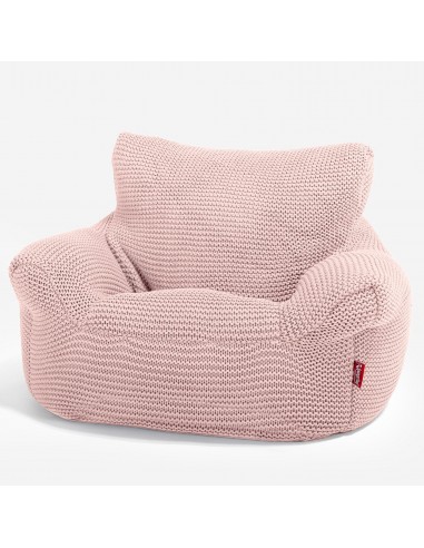 Fauteuil Pouf Bambin 1-3 ans - Ellos Tricot épais Bébé rose Toutes les collections ici