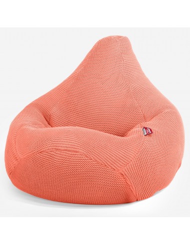 Pouf Poire Gamer - Ellos Tricot épais Corail Faites des économies