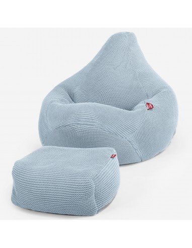 Pouf Poire Gamer - Ellos Tricot épais Bleu Brumeux Comparez plus de prix