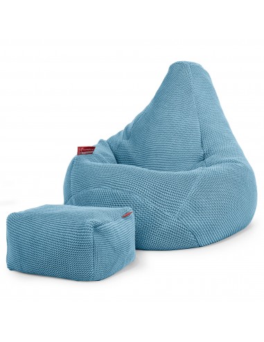 Pouf Poire Gamer - Ellos Tricot épais Mer égée Venez acheter