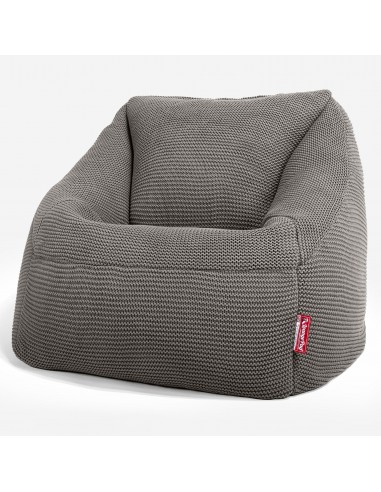 Pouf Chaise Nautilus - Ellos Tricot épais Gris du meilleur 