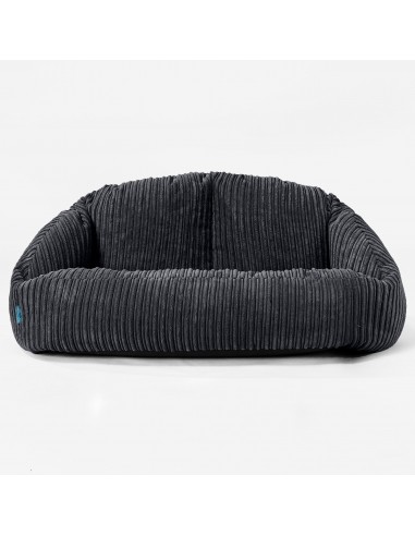 Pouf Canapé Bubble pour Enfants 2-6 ans - Côtelé Noir france