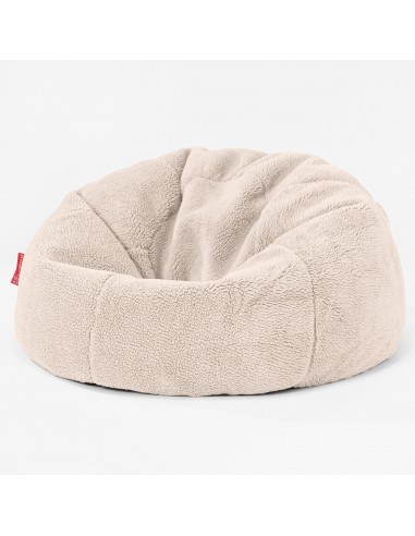 CloudSac 200 Pouf Géant Enfant à Mémoire de Forme 2-12 ans - Fausse Fourrure Nounours Crème online