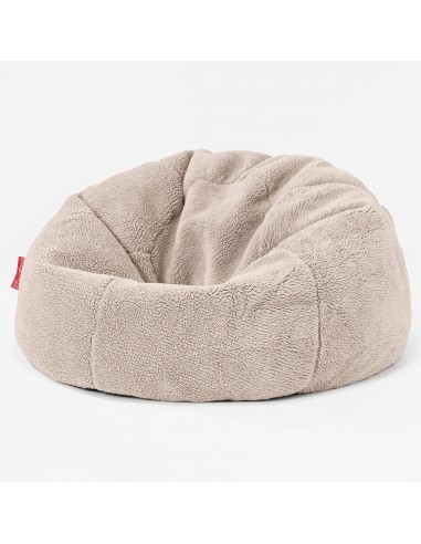 CloudSac 200 Pouf Géant Enfant à Mémoire de Forme 2-12 ans - Fausse Fourrure Nounours Vison pas cher