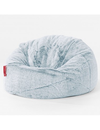 Pouf Poire Classique Enfant 1-5 ans - Fausse Fourrure Lapin Bleu Pastel s'inspire de l'anatomie humaine