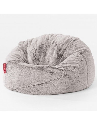 Pouf Poire Classique Enfant 1-5 ans - Fausse Fourrure Lapin Gris clair Comparez et commandez 