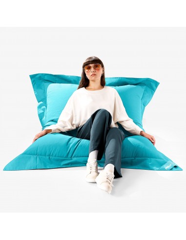 SoleiStorm™ Ultra 2000 h+ Pouf Géant extérieur XXL - Olefin Aqua chez Cornerstreet bien 