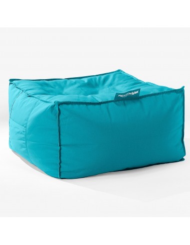 SoleiStorm™ Ultra 2000 h+ Gros Pouf Carré - Olefin Aqua commande en ligne