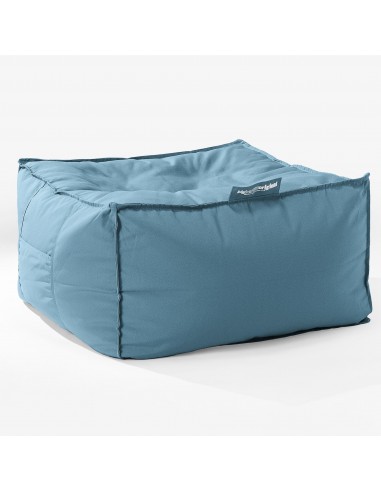 SoleiStorm™ Ultra 2000 h+ Gros Pouf Carré - Olefin Bébé Bleu sur le site 