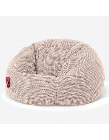 Pouf Poire Classique Enfant 1-5 ans - Ellos Tricot épais Crème Economisez 