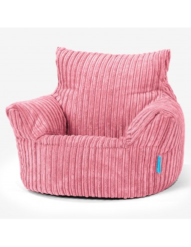 Fauteuil Pouf Bambin 1-3 ans - Côtelé Corail Comparez et commandez 