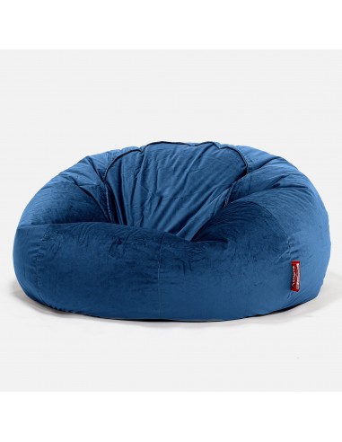 Pouf Canapé Classique - Velours Bleu Marine acheter