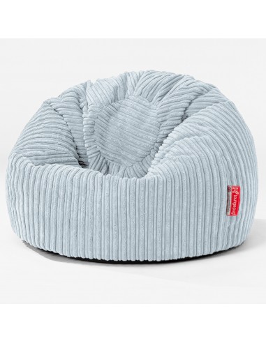 Pouf Poire Classique Enfant 1-5 ans - Côtelé Bébé Bleu pas cher chine