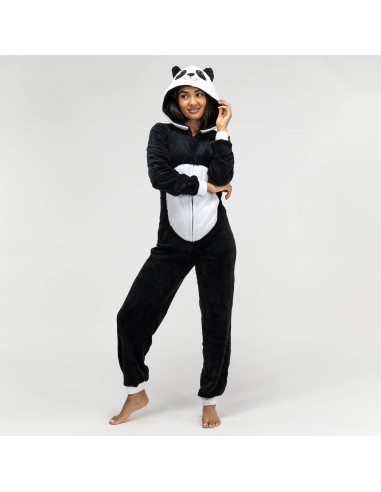 Combinaison Pyjama Panda en Polaire pour Femmes Amélioration de cerveau avec