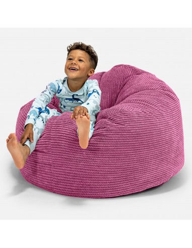 Pouf Géant Câlinou pour Enfants 3-8 ans - Pompon Rose paiement sécurisé