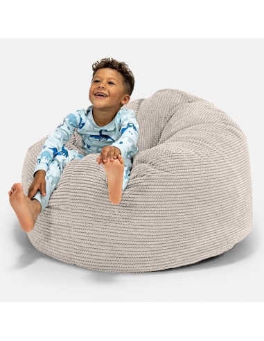 Pouf Géant Câlinou pour Enfants 3-8 ans - Pompon Crème des créatures d'habitude