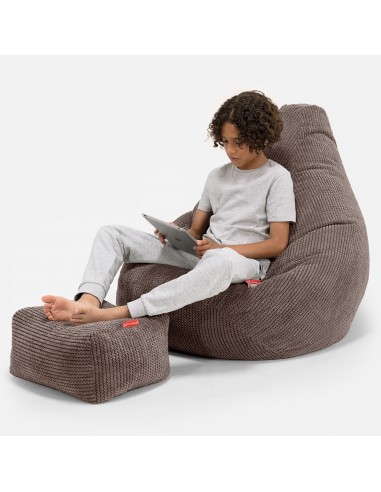 Pouf Gamer pour Enfant 6-14 ans - Pompon Chocolat commande en ligne