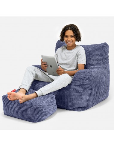 Pouf Fauteuil pour Ados 6-14 ans - Pompon Violet d'Europe débarque