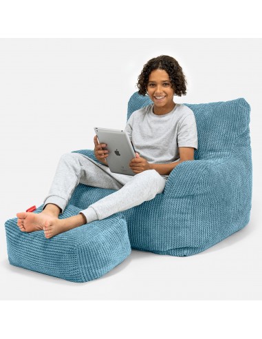 Pouf Fauteuil pour Ados 6-14 ans - Pompon Mer Égée Découvrez la collection