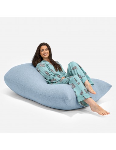 Pouf Grande XL - Coton Élastique Bébé Bleu Vous souhaitez 