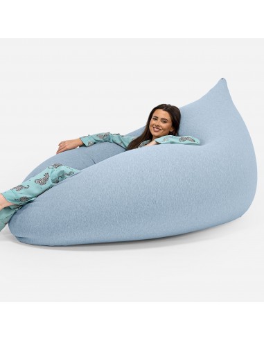 Pouf Géant Venti XXL - Coton Élastique Bébé Bleu pas cher 