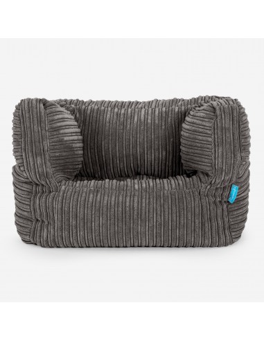 Fauteuil Pouf Albert pour Enfant 1-5 ans - Côtelé Anthracite acheter