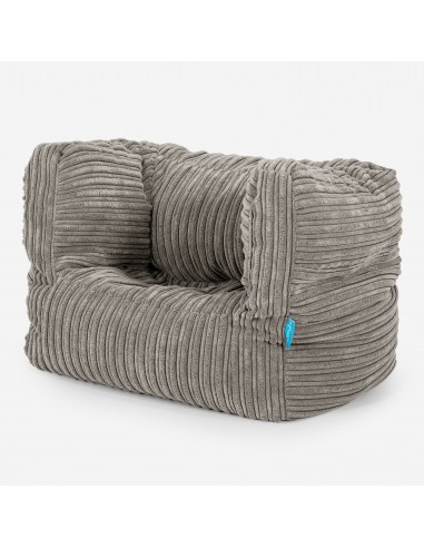 Fauteuil Pouf Albert pour Enfant 1-5 ans - Côtelé Vison pas chere