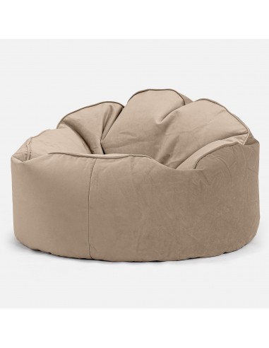 Pouf Poire, Archi - Velours Vison la chaussure