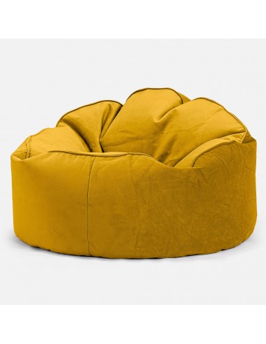 Pouf Poire, Archi - Velours Or Pour