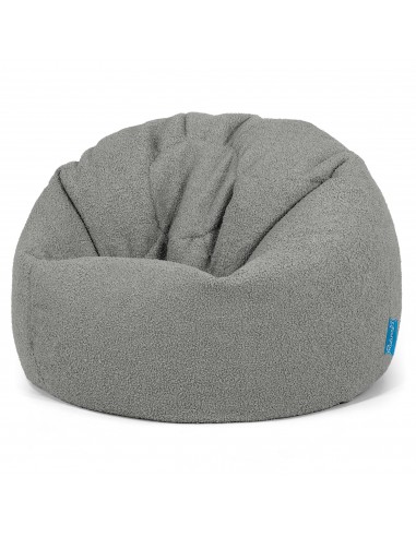 Pouf Poire Classique Enfant 1-5 ans - Bouclé Gris pas cher chine