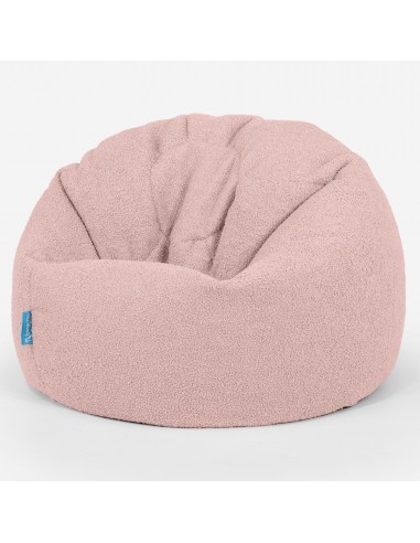 Pouf Poire Classique Enfant 1-5 ans - Bouclé Rose Par le système avancé 