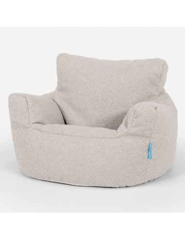 Fauteuil Pouf Bambin 1-3 ans - Bouclé Ivoire une grave pollution 