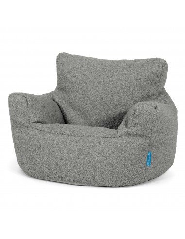 Fauteuil Pouf Bambin 1-3 ans - Bouclé Gris votre